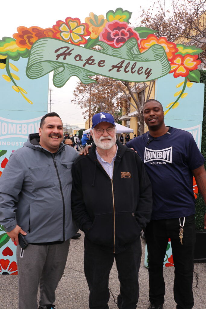 The Jesuit priest, Greg Boyle, devised an altruistic way to help street vendors in Los Angeles, through "Hope Alley."